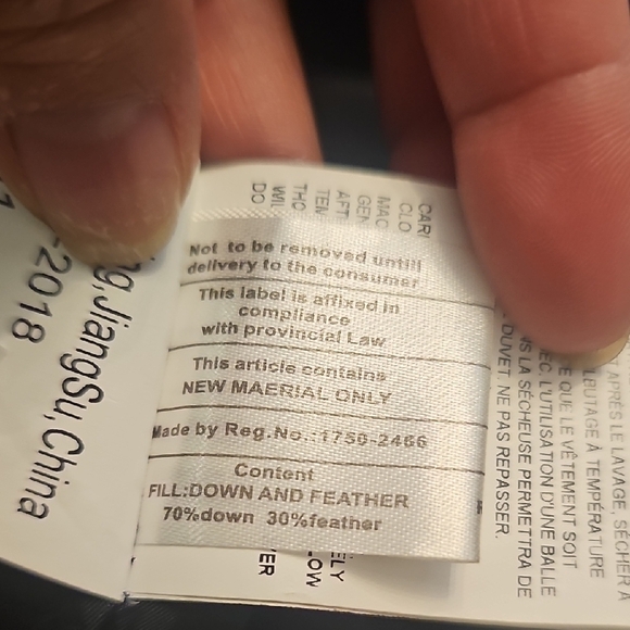 Kamik Men's Black Down Coat with Fur Hood - Picture 10 of 13